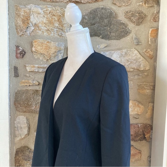 MaxMara Virgin Wool Single Breasted Open Blazer Jacket Womens 6 - Picture 6 of 13